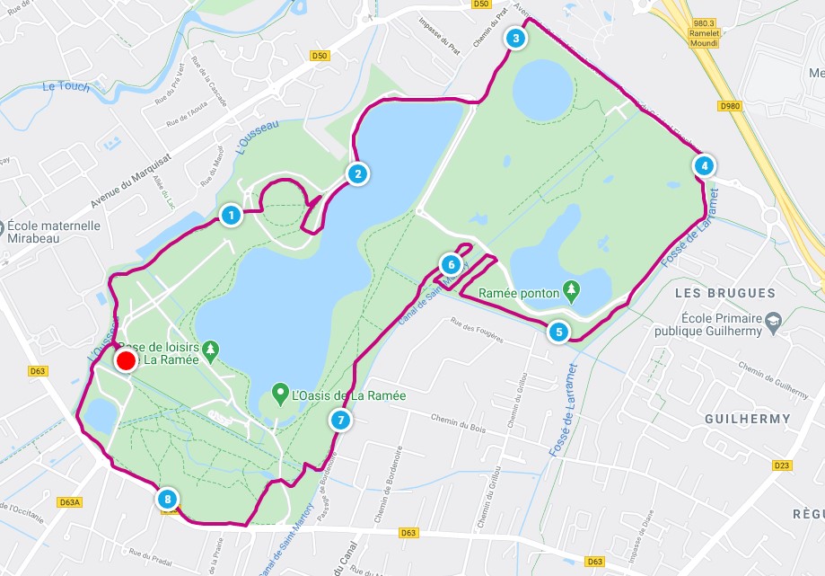 Challenge NordicA632 2021 86km Carte